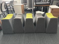 Naughtone Fabric Stools x5, No Reserve