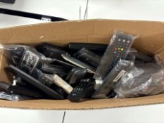 Box Of Assorted TV Remotes, No Reserve