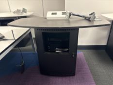 Mobile Lectern Stand, No Reserve