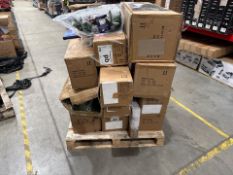 Pallet Of Artificial Christmas Trees RRP - £900, Approx 12 Trees, Plus Wreaths & Decorations