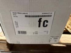 Pallet Of Mixed Furniture, Includes 3 x Wicker Chairs, Stool, Lantern Umbrella Stand & Display Box