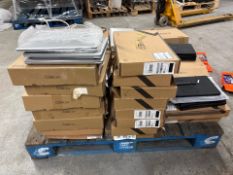 Pallet of Assorted Electronics RRP - £500, Laptops, Extension Leads, Power Leads, Approx 50 Units
