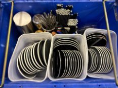 Pallet of Assorted Catering Items, 8 x Blue Totes of Assorted Items