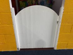 White Wooden Gate, No Reserve