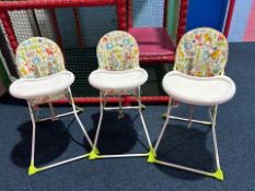 Kiddicare Feast High Chair x3, No Reserve