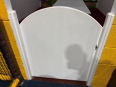 White Wooden Gate, No Reserve