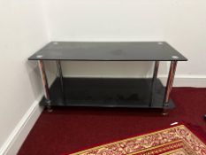 Glass TV Stand, No Reserve
