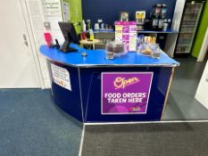 Wooden Canteen Till Desk, No Reserve