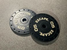 Pair Of 5KG Escape Bumper Plates