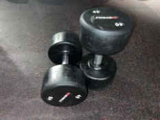 Pair Of 40KG Force Dumbbells