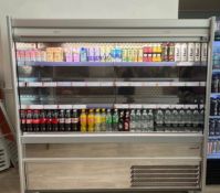 Williams Deli Multipack Display Chiller, model R180-SCS, Direct from David Lloyd Clubs