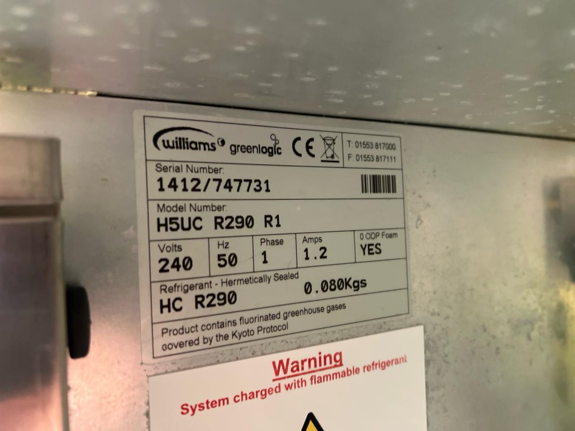 Williams Under Counter Fridge - No Reserve - Image 5 of 5