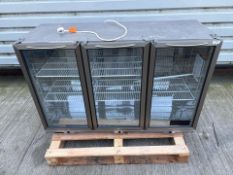 Williams 3 Door Undercounter Fridge, Direct from Wembley Stadium