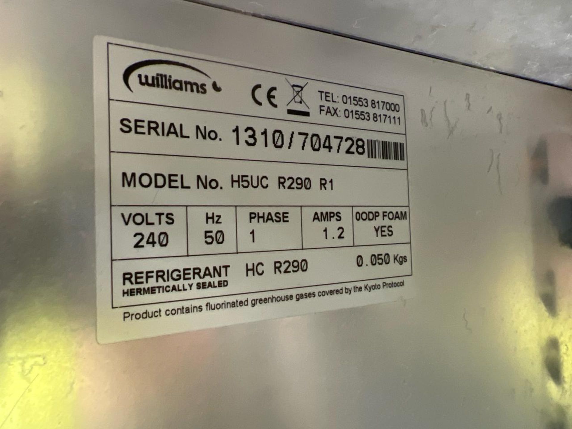 Williams Under Counter Fridge - No Reserve - Image 5 of 5