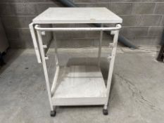 Grey Metal Trolley - No Reserve