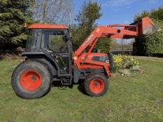 Kubota L4200 Tractor with Loader, 4×4, Turf Tyres, Cab, 4881 Hours