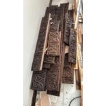 Job Lot of Hand Carved Wooden Wall Panels, Border Middle Eastern Design, Arabic, Islamic