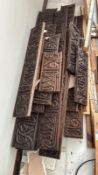 Job Lot of Hand Carved Wooden Wall Panels, Border Middle Eastern Design, Arabic, Islamic