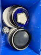 Box Of Assorted Plates Amd Baking Trays