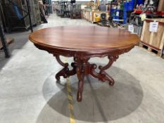 Circular Wooden Table