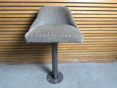 Taupe Rotational Bar Stool