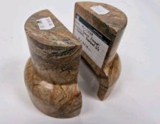 Marble Book Ends