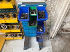 Tool Bin Trolley With Collets