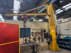 Pillar Mounted Jib Crane with Electric Hoist - 500kg