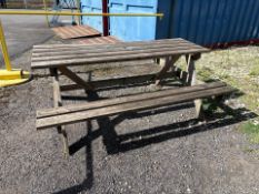 Wooden Garden Bench - No Reserve