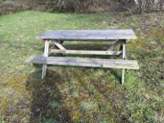Wooden Garden Bench - No Reserve
