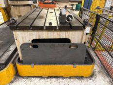 T - Slotted Side Table Works Unit - No Reserve