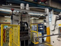 Piller Mounted 500KG Python Jib Crane With Electric Hoist