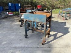 Mobile Metal Trough x4 - No Reserve