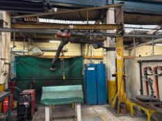 Pillar Mounted Jib Crane with Electric Hoist - 500kg