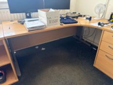 Wooden Corner Desk - No Reserve