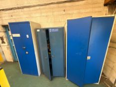 3 x Metal Tooling Cabinets