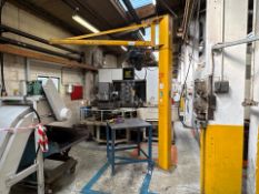 Pillar Mounted Jib Crane with Electric Hoist