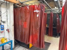 x3 Welding Bay Curtains
