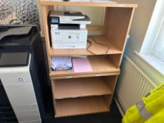 Wooden Shelving Unit- No Reserve