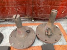 Pair Of Manipulator Mounting Flanges