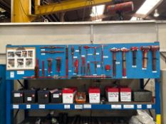 Assorted Engineering Spare Parts with Storage Racking