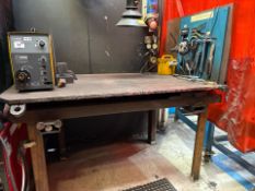 Welders Steel-Top Work Bench with Tools