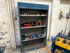 Metal Tool Cabinet and Contents