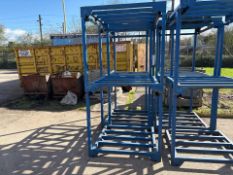 Stackable Metal Racking Frames x4