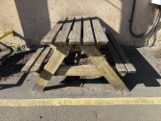 Wooden Garden Bench - No Reserve