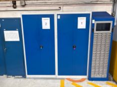 Metal Storage Cupboards x2 - No Reserve