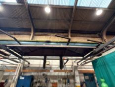 Welding Bay Extraction Hood, Frame and Protective Gate - No Reserve