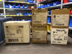 Tray Of 5 Industrial Contactors & Control Relays