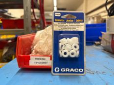 Bin of Graco Tip Gaskets