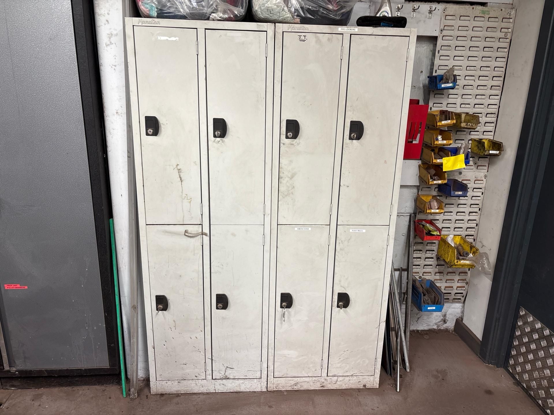 Manutan Locker Unit x3 - Image 2 of 5